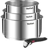 Image de Tefal Ingenio Emotion Lot 4 pièces Casseroles Poignée amovible Acier inoxydable Empilable L896S404