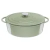 Image de Cocotte Tefal TEFAL LOV Cocotte ovale 34 cm Verte E2580604