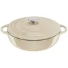 Image de TEFAL SAUTEUSE - 28 CM LOV Sauteuse en fonte 28 cm Induction Four Démarche déco-conception Beige E2597205