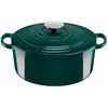 Image de Cocotte Ronde Tefal Elegance 24 Cm Vert Forêt Fonte D'acier Émaillée