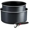 Image de Tefal Ingenio SoLight Lot 3 pièces Casseroles Induction Léger Antiadhésif Technologie Light Tech L7239003