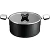 Image de Faitout Tefal Excellence+ G3284653 24 Cm Noir Aluminium
