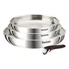 Image de Poele inox ingenio emotion 4 pieces 22 24 28 cm avec manche amovible 8179727