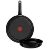 Image de Coffret Poêles Tefal Ingenio Excellence Céramique 2 Pièces 24 28 Cm Noir