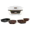 Image de Tefal kd802112 cake factory + machine intelligente a gâteau blanc marron métallisé