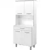 Image de Buffet De Cuisine Blanc Mat - L 80 Cm - Oslo
