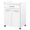 Image de Desserte de cuisine l 60cm - blanc mat - oslo 803219
