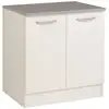 Image de Meuble sous évier - l 80 x p 60 x h 86 - gamme eko - blanc