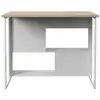 Image de Ekipa ilot de cuisine - décor chene jackson et blanc - 116x90x81 cm - 116 x p 90 x 81 cm - work WORK803319