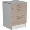Image de Meuble bas de cuisine oslo jackson chene 60x60x86 cm avec plan de travail 244312
