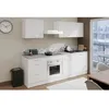Image de Cuisine Complète OSLO - L 240cm - Blanc - Plan de travail Inclus