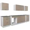Image de Cuisine complete oslo 300 cm chene gris plan 22 mm 5 bas 4 hauts 244300B5