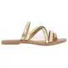 Image de Mules Femme - Les Tropéziennes - Hastari - Cuir - Or - Jaune