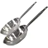 Image de Lot De 2 Poêles Inox De 24 Cm Et 28 Cm Profi Therm
