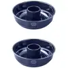 Image de Lot De 2 Moules À Gâteaux 26,3/26,3 Cm En Acier Dr Oetker Back-liebe
