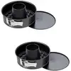 Image de Lot De 2 Moules À Gâteaux 20/20 Cm En Acier Back Freude