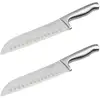 Image de Ensemble De 2 Couteaux De Cuisine Santoku Lame De 18 Cm Nirosta Star