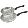 Image de Set 2 Poêles 20 Et 24 Cm En Inox Fackelmann Geneva