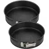 Image de Ensemble De 2 Moules À Manqué À Charnière 26 Cm Zenker Black Metallic