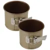 Image de Lot de 2 moules à gâteaux 12 cm en acier Zenker Mojave Gold