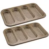 Image de Lot De 2 Moules À Gâteaux 33,5/22/3 Cm En Acier Zenker Mojave Gold