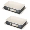 Image de Lot de 2 moules à gâteaux rectangulaires 28/18 cm en acier Zenker Smart Pastry