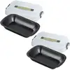 Image de Lot De 2 Moules À Gâteaux Rectangulaires 34/24,5 Cm En Acier Zenker Bake Click And Go