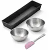Image de Set De 4 Ustensiles De Pâtisserie Moule À Gâteaux 2 Bols Et Spatule Collection Zenker Pure
