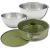 Image de Set De 4 Ustensiles De Pâtisserie Moule À Gâteaux Green Vision