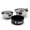 Image de Set Pâtisserie Avec Mini Moule À Manqué 18 Cm, 2 Bols À Mixer Et 1 Spatule Zenker