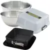 Image de Set De 4 Ustensiles De Pâtisserie Moule À Gâteaux Bol À Mixer Et Spatule De Cuisine Zenker Bake Click And Go