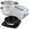 Image de Set De 4 Ustensiles De Pâtisserie Moule À Manqué Bol À Mixer Et Spatule De Cuisine Zenker Bake Click And Go