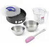 Image de Set Pâtisserie Avec Moule À Manqué 26 Cm, 2 Bols À Mixer, Verre Mesureur Et Spatule Zenker