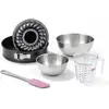 Image de Set Pâtisserie Avec Moule À Manqué Et À Savarin 26 Cm, 2 Bols À Mixer, Verre Mesureur Et Spatule Zenker
