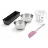 Image de Set Pâtisserie Avec Moule À Cake 30,5 Cm, 2 Bols À Mixer, Verre Mesureur Et Spatule Zenker