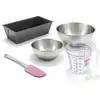 Image de Set De 5 Ustensiles De Pâtisserie Moule À Gâteaux 2 Bols Spatule