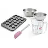 Image de Set De 5 Ustensiles De Pâtisserie Moule À Gâteaux Bol Spatule