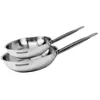 Image de Set de 2 poêles 24 et 28 cm en inox Fackelmann Eterna