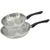 Image de Set 2 Poêles 24 Et 28 Cm En Inox Fackelmann Geneva