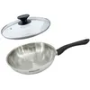 Image de Set poêle 24 cm en inox et couvercle verre Fackelmann Geneva