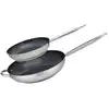Image de Set De 2 Poêles 24 Et 32 Cm Céramique Sans Pfas Profi Therm Platinum Elo