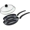 Image de Set De 2 Poêles 20 Et 24 Cm Céramique Sans Pfas Et 2 Couvercles Elo Prima Cucina