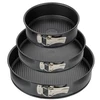 Image de Set De 3 Moules A Charniere Ronds - Zenker - Black Metallic - 20, 24 Et 28 Cm