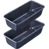 Image de Lot De 2 Moules À Cake Coins Arrondis 25 Cm Back Liebe