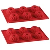 Image de Lot De 2 Moules À Kougelhopf Silicone Rouge 30 X 17,5 Cm Dr. Oetker