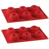 Image de Lot de 2 moules à kougelhofs 6 empreintes - DR OETKER - Flexxibel Love - 30 x 18 cm