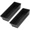 Image de Lot De 2 Moules À Cake 30,5 Cm Black Metallic