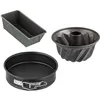 Image de Set De 3 Mini Moules À Cake 15 Cm, Charnière 16 Cm Et Kouglof 18 Cm Zenker Spécial Mini