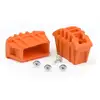 Image de Paire de sabots haute sécurité 50mm orange tubesca comabi 9007150 479668