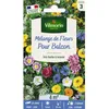 Image de Graines - Vilmorin - Fleurs Annuelles pour Balcons - 4 m² - Mélange de fleurs